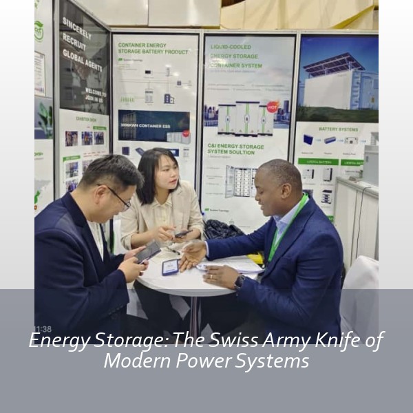 Energy Storage: The Swiss Army Knife of Modern Power Systems